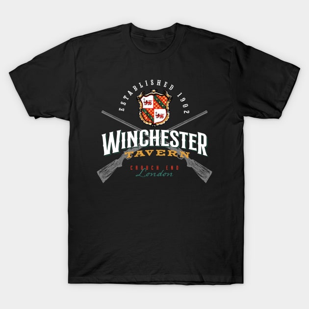 The Winchester Tavern T-Shirt by MindsparkCreative